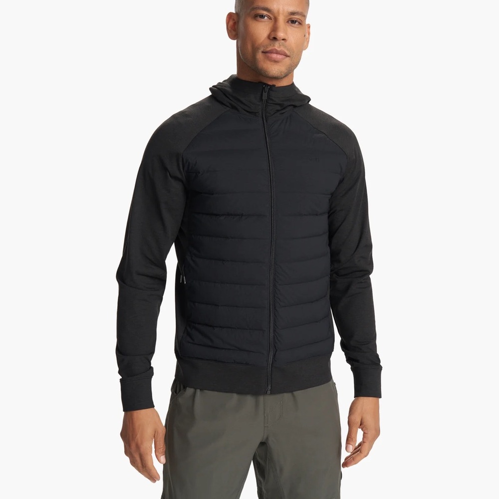 BNWT Vuori Men’s Steadfast Insulated Hybrid Jacket Black Sz Medium
